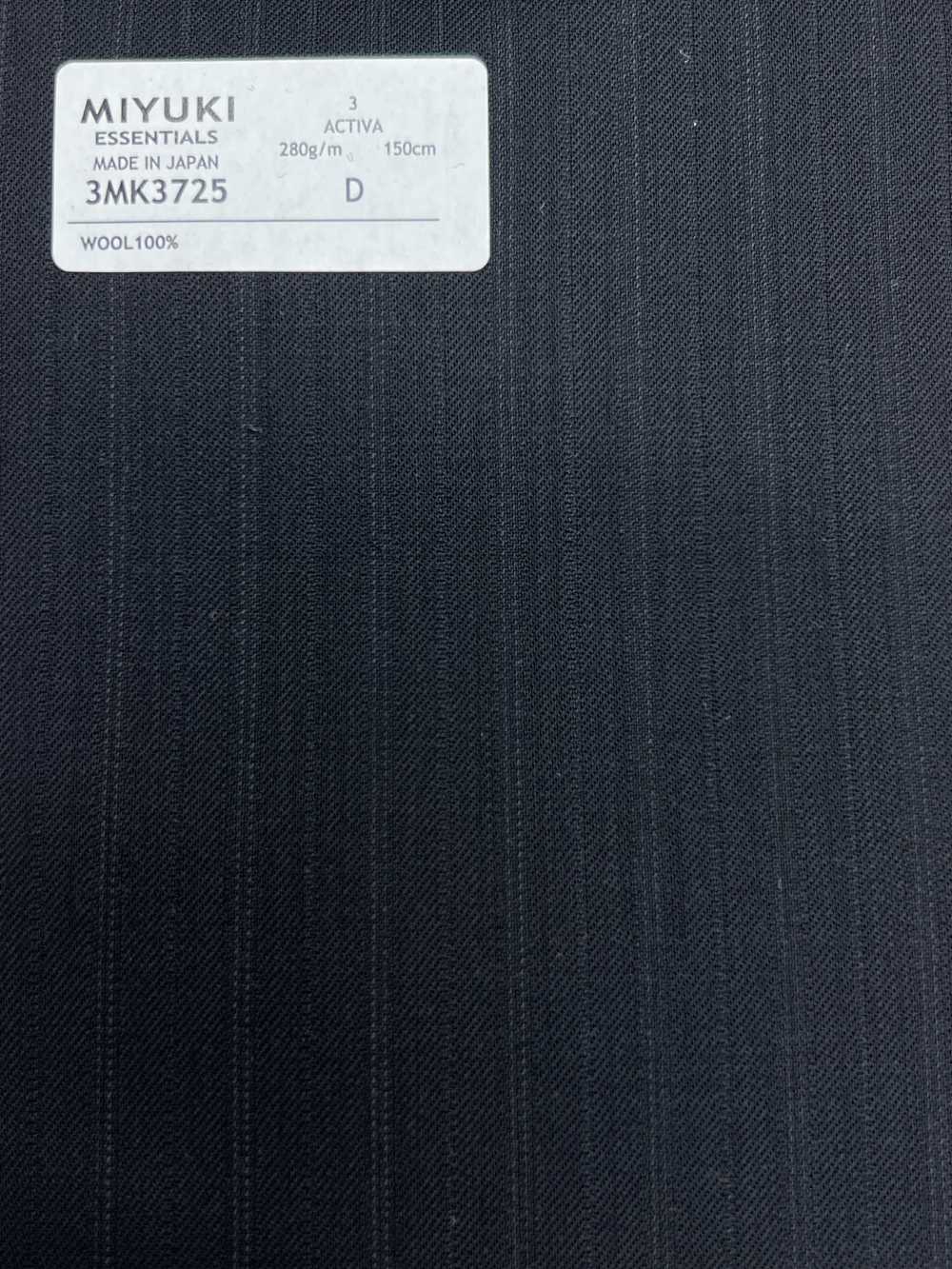 3MK3725 25AW ACTIVA Alternate Stripe Bleu Marine Foncé[Textile] Filatures De Laine Miyuki
