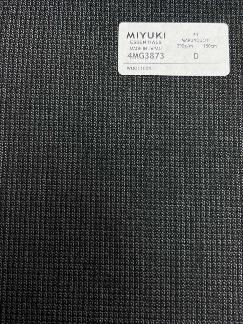 4MG3873 25AW MARUNOUCHI Carreaux Gris[Textile] Filatures De Laine Miyuki