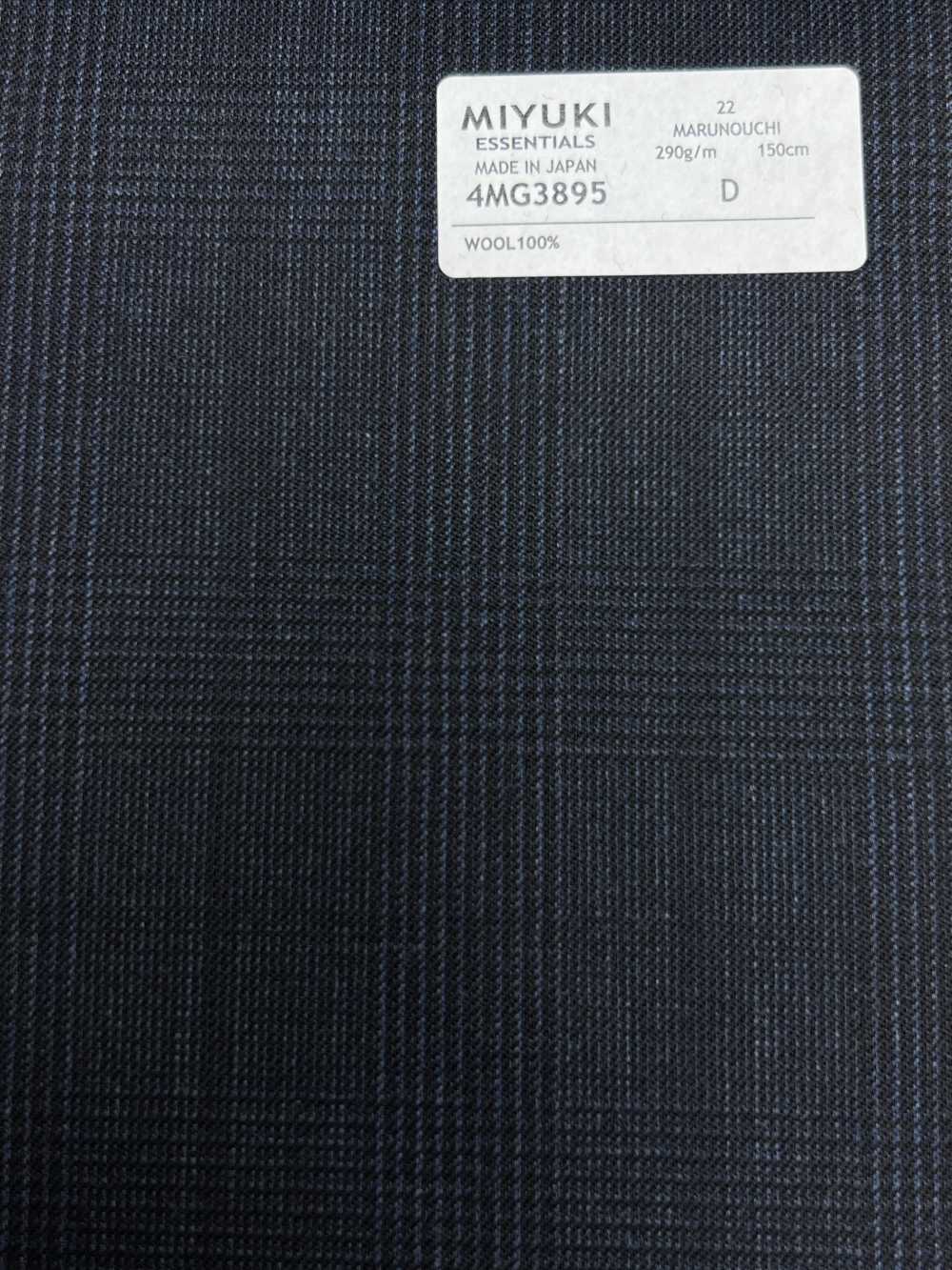 4MG3895 25AW MARUNOUCHI Glen Check Bleu Marine[Textile] Filatures De Laine Miyuki