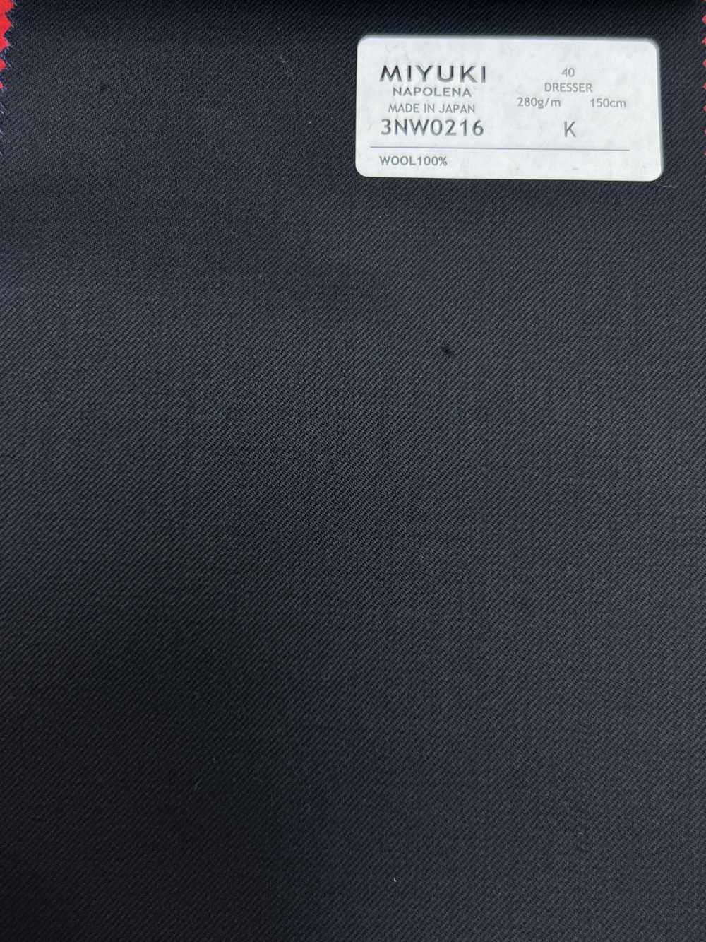 3NW0216 25AW NAPOLENA DRESSER Twill Bleu Marine Foncé[Textile] Filatures De Laine Miyuki