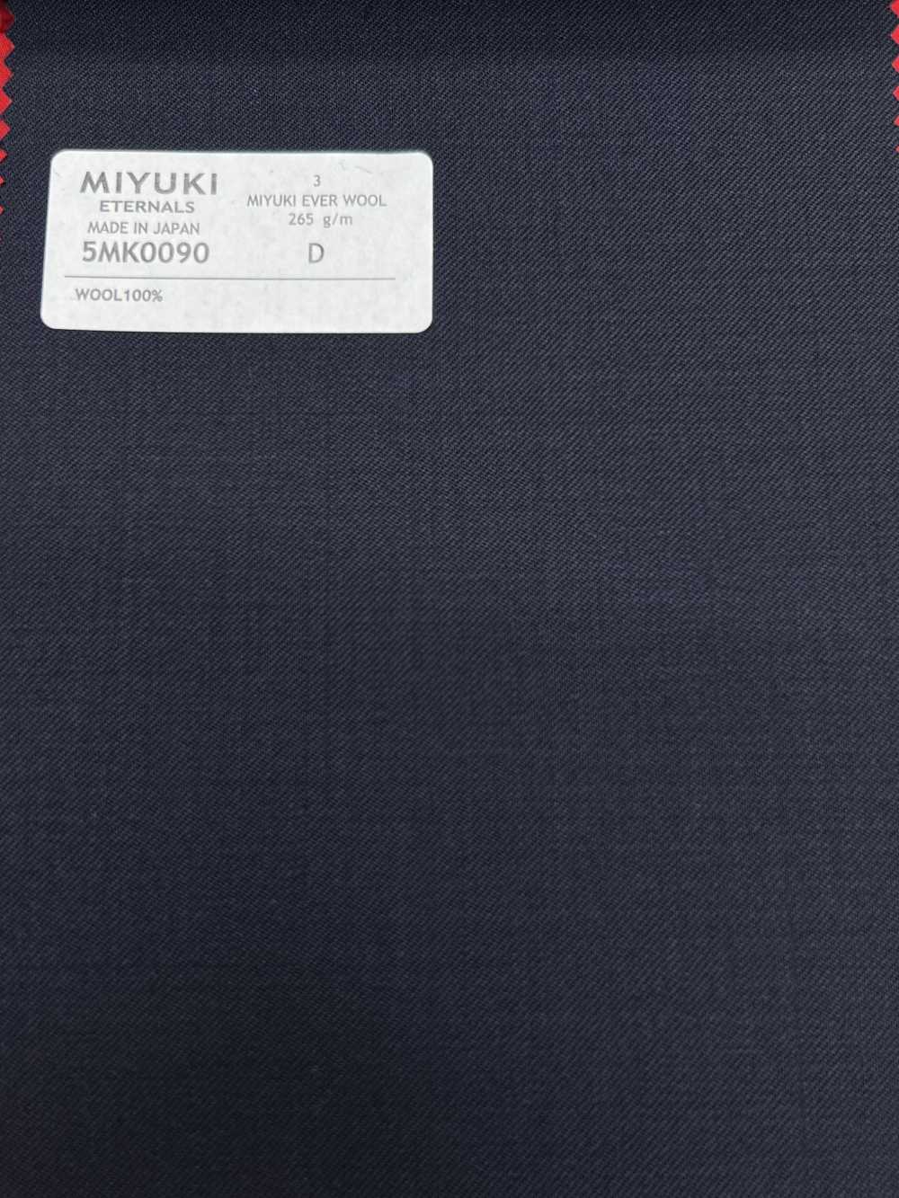 5MK0090 Laine Miyuki Everwool (Sans Motif) Bleu Marine[Textile] Filatures De Laine Miyuki