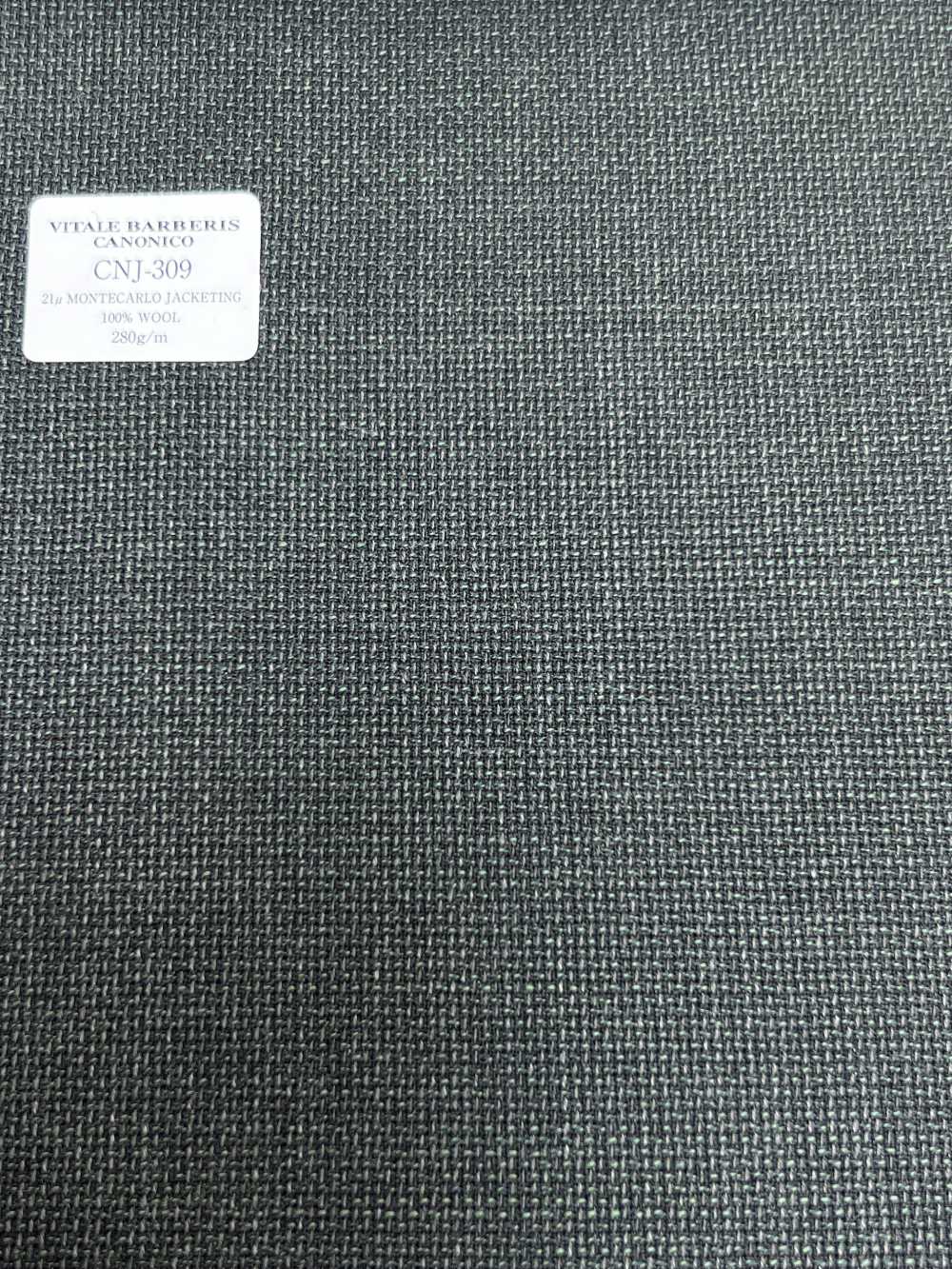 CNJ309 CANONICO Veste Montecarlo Standard 21μ Hopsack Foncé Sans Motif[Textile] CANONIQUE