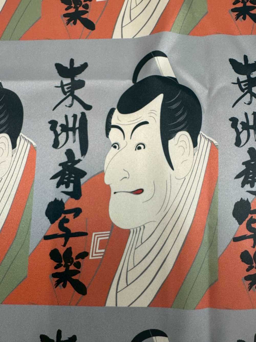 TPS2002 Doublure Imprimée Toshusai Sharaku, Motif Répété[Garniture]