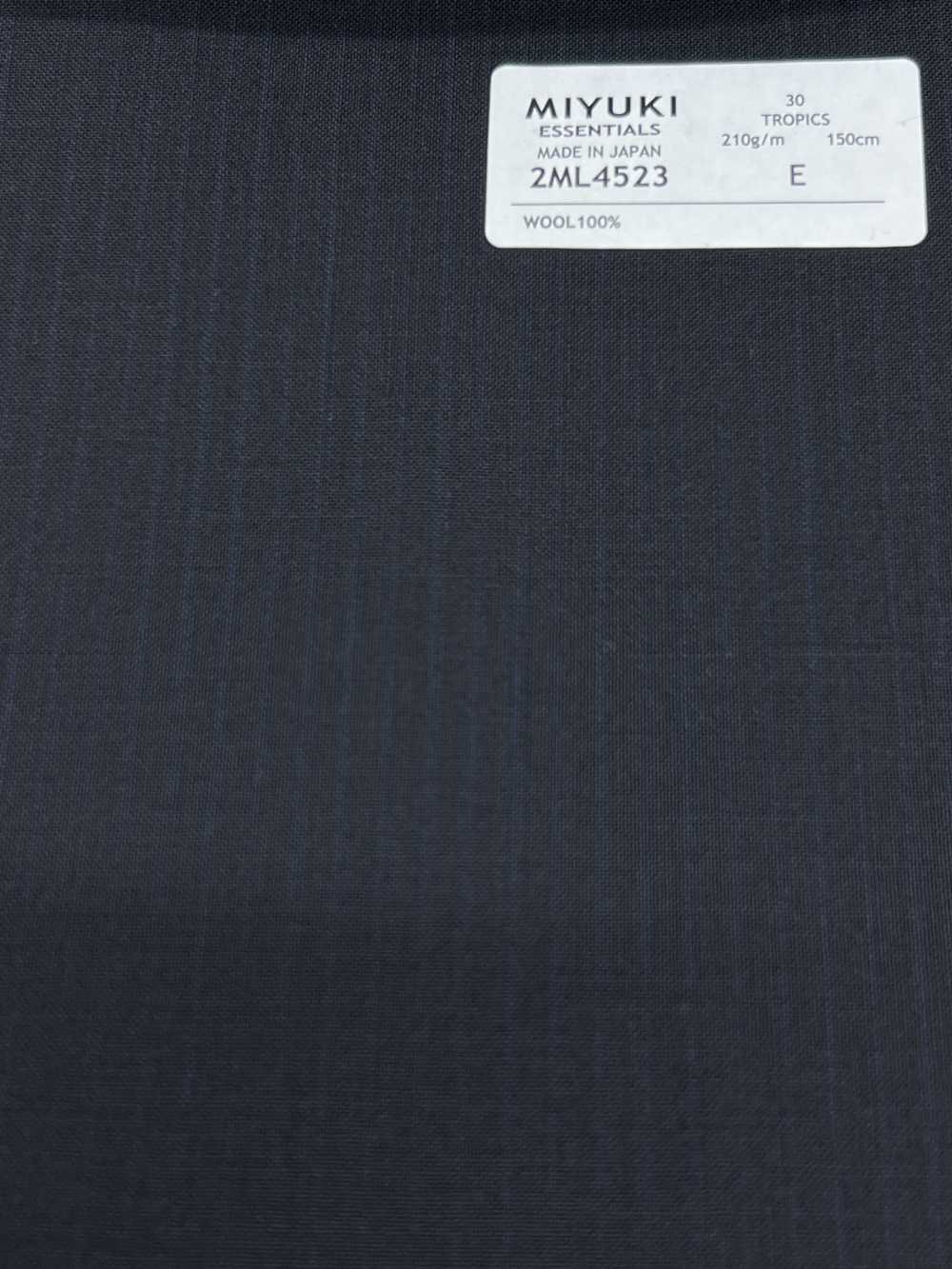 2ML4523 Collection 26SS Miyuki Textile MIYUKI Essentials TROPICS Rayures Marines Filatures De Laine Miyuki