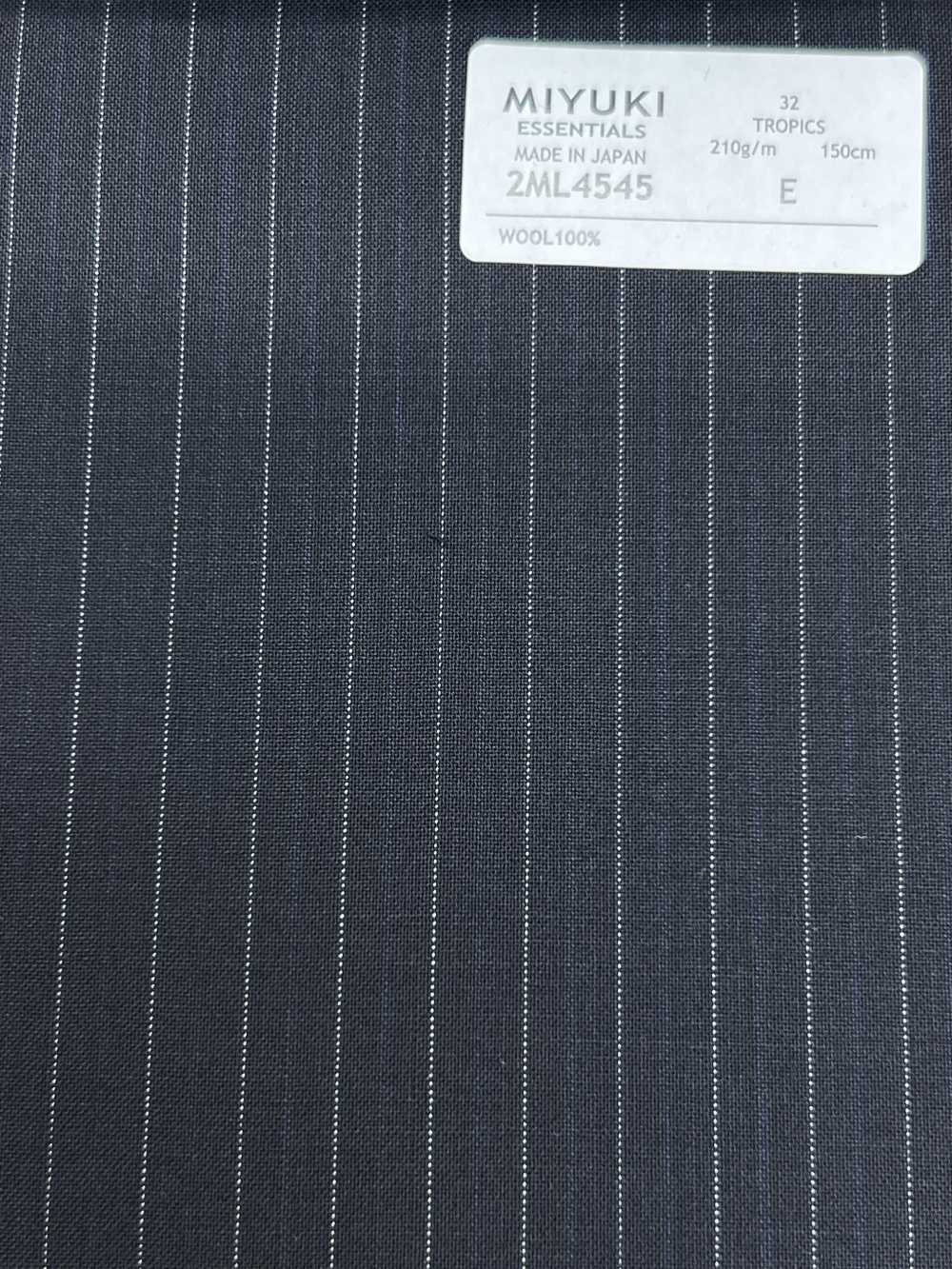 2ML4545 Collection 26SS Miyuki Textile MIYUKI Essentials TROPICS Rayures Marines Filatures De Laine Miyuki