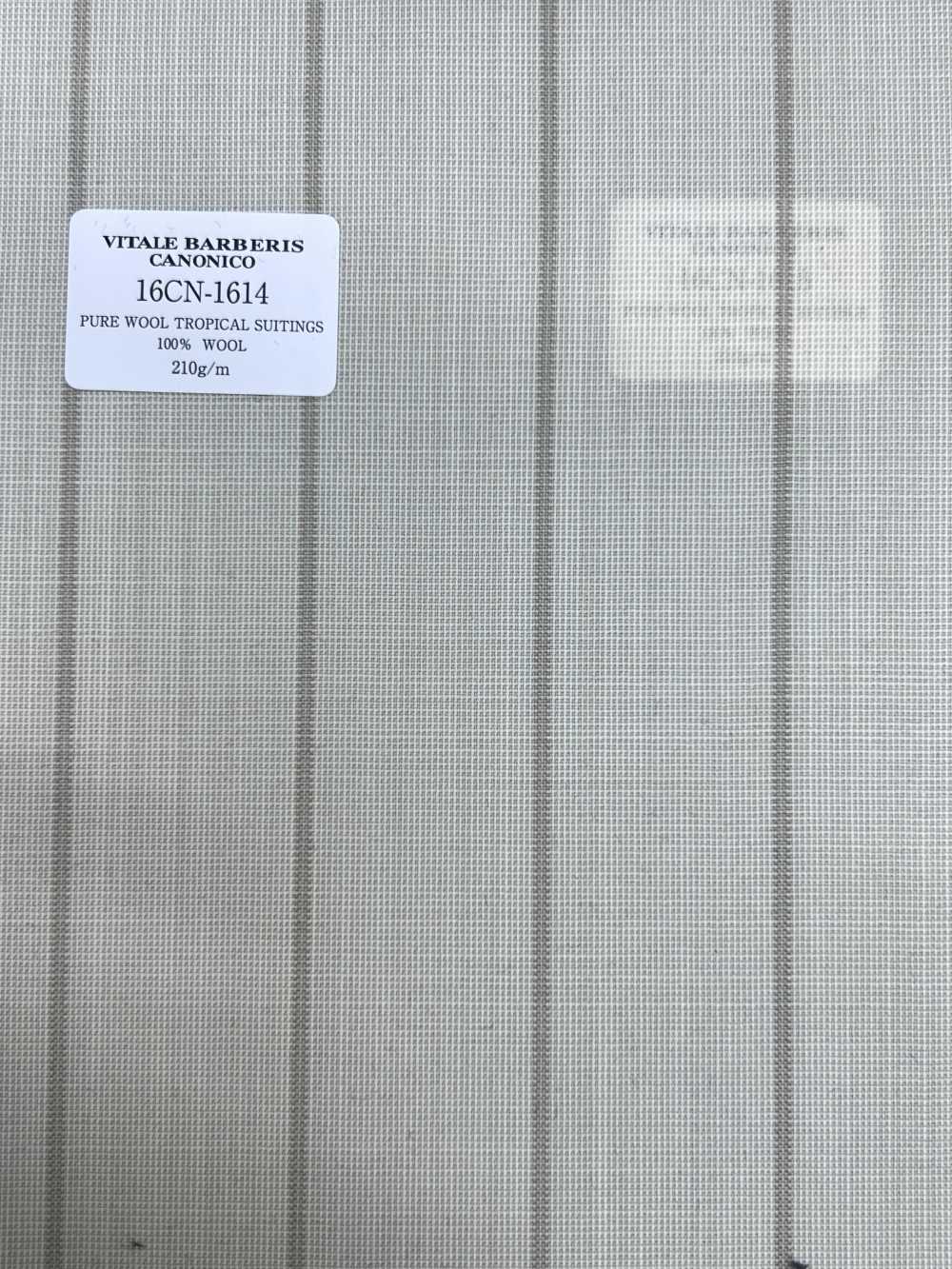 16CN1614 26SS VBC Vitale Barberis Canonico Pure Wool Tropical Suitsings[Textile] CANONIQUE