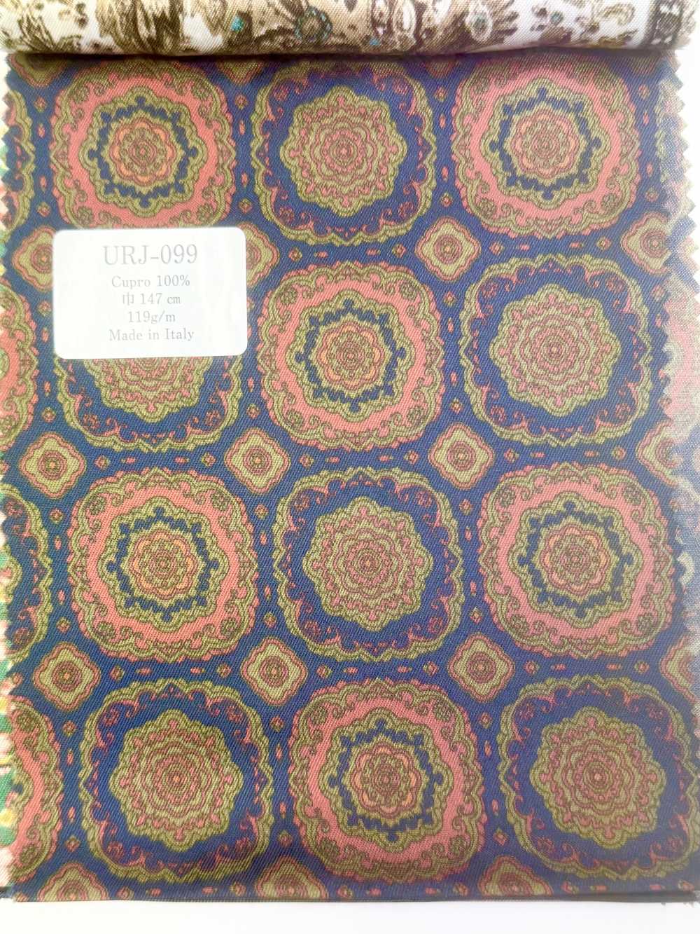 URJ-099 Fabriqué En Italie, 100% Cupro Avec Doublure à Imprimé Floral.[Garniture] SDC