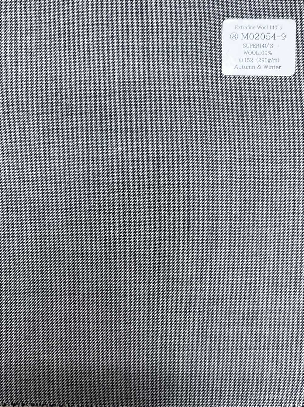 M02054-9 Ligne Exclusive KUNISHIMA1850 [Laine Extrafine 140's] Peau De Requin Noire Et Blanche[Textile] Kunishima Co., Ltd.