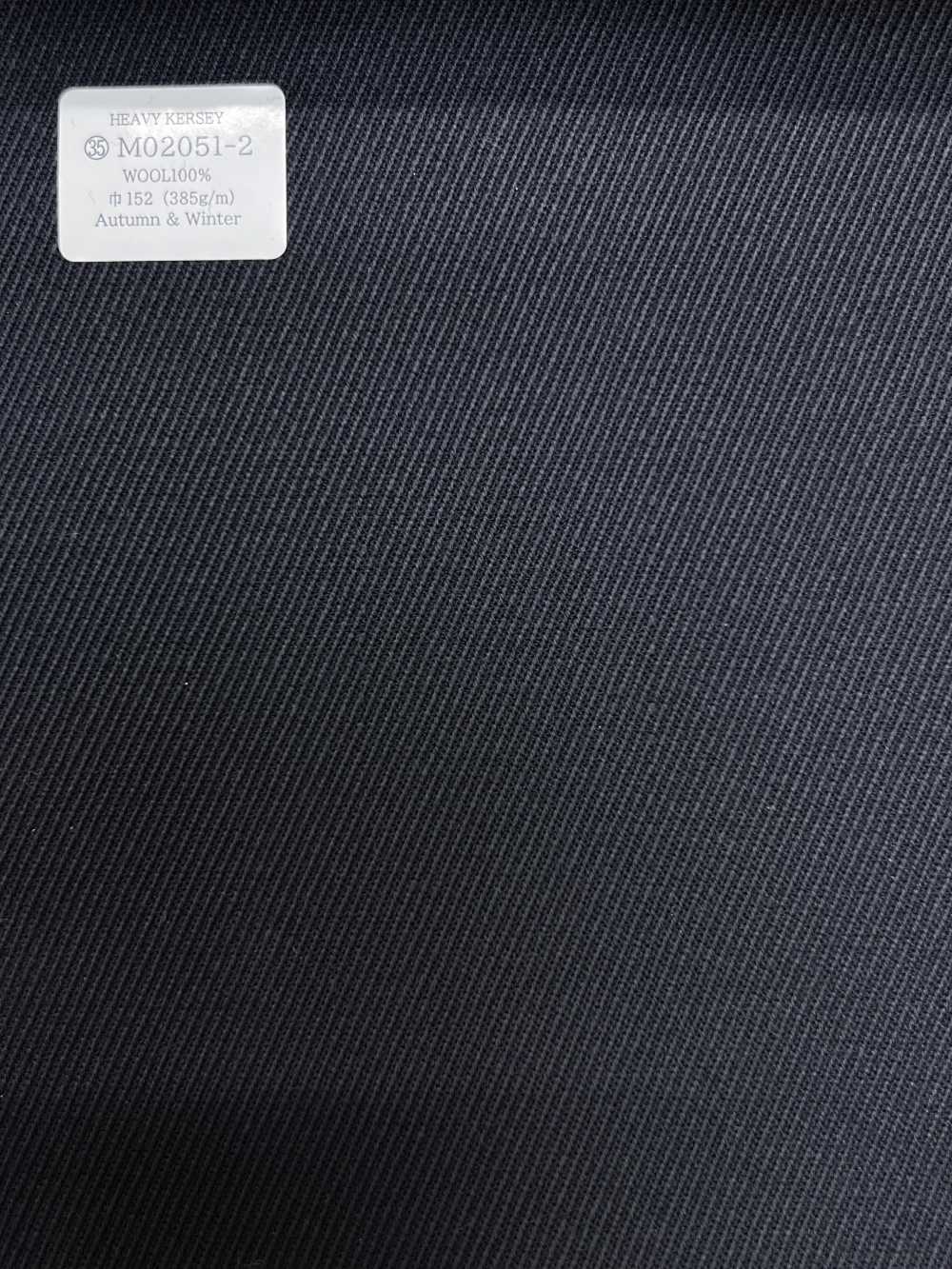 M02051-2 Ligne Exclusive KUNISHIMA1850 【HEAVY KERSEY】 Bleu Marine Sans Motif[Textile] Kunishima Co., Ltd.