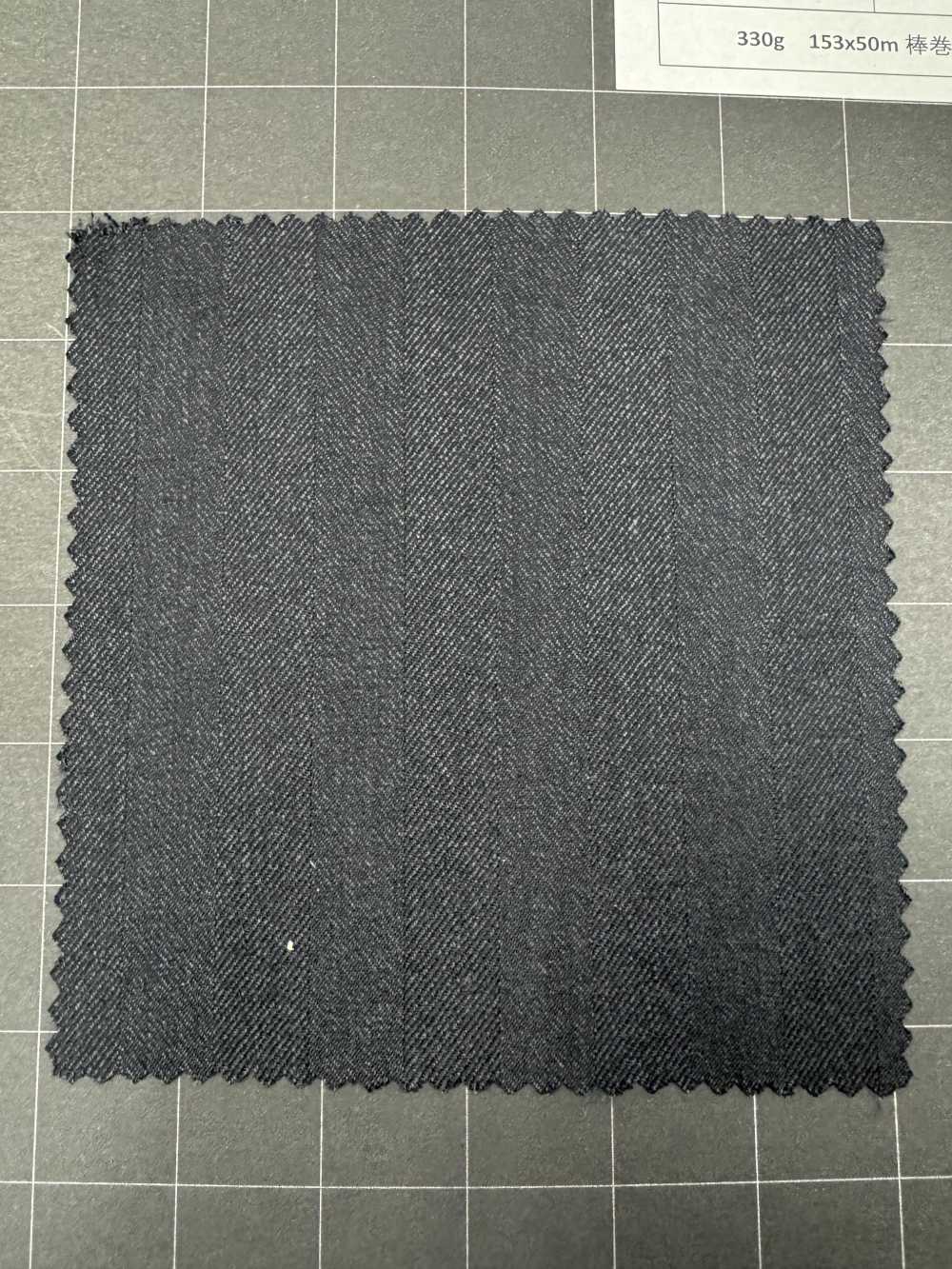 EBFW34-18 [Stock Limité] Tissu Nikke MAFsuper120 à Chevrons Gris Foncé[Textile] NIKKE