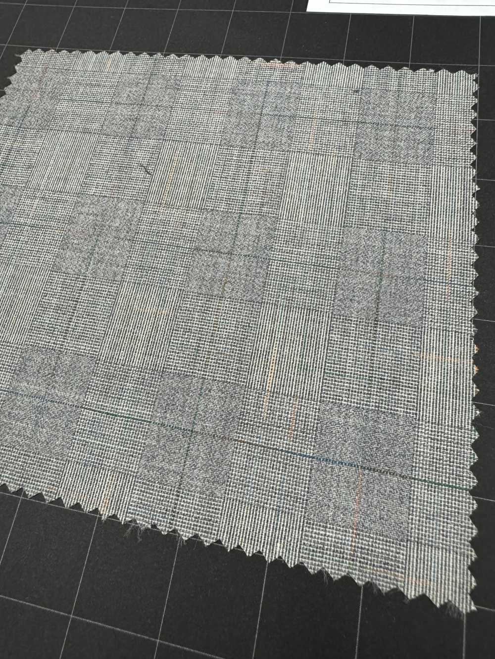 1AGA36-13 [Stock Limité] Nikke Textile Super100's Kasuri Tropical Glen Check NIKKE