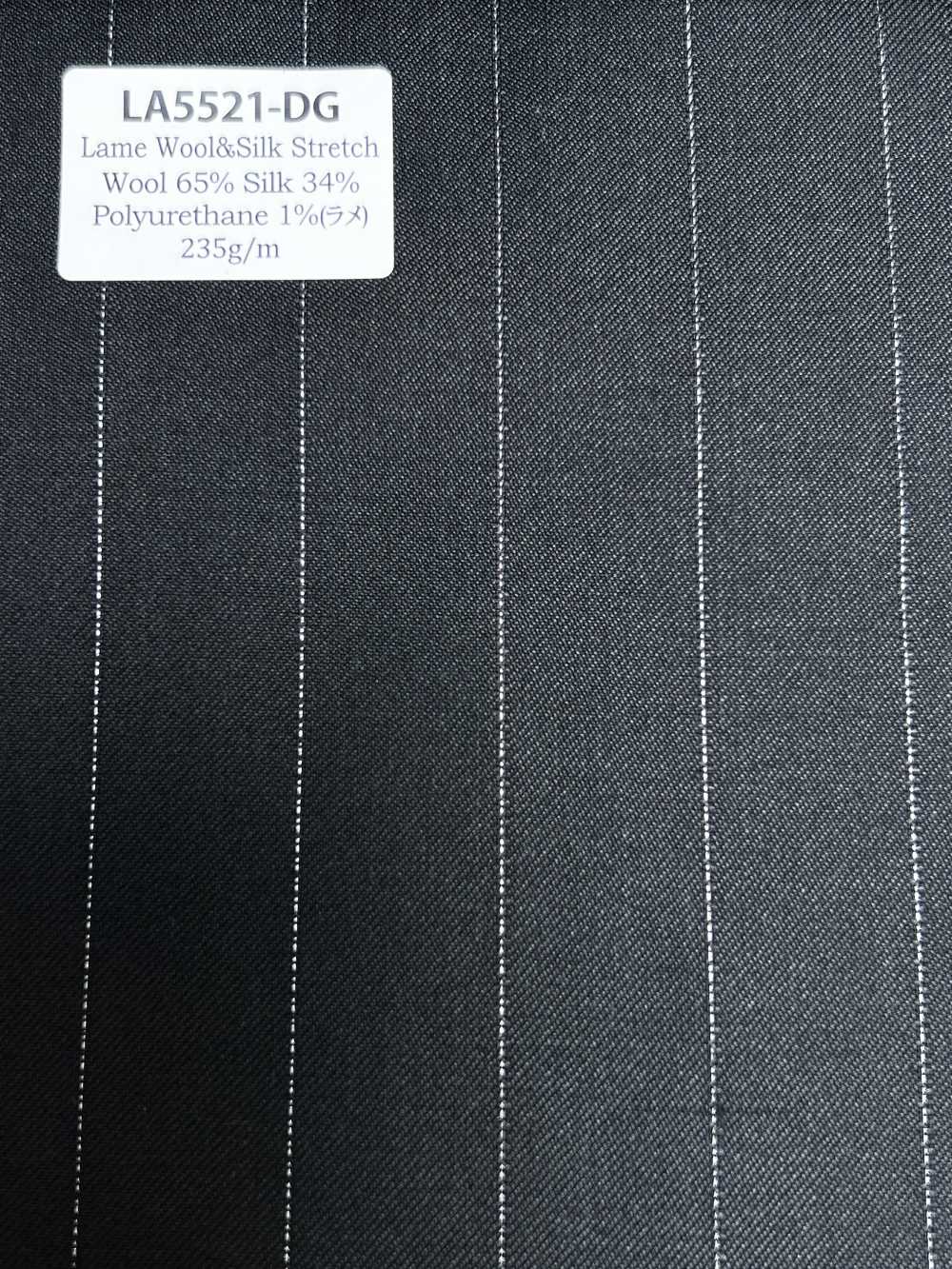 LA5521-DG Tissu Extensible En Laine Lamée De Soie Standard Fabriqué Au Japon[Textile]