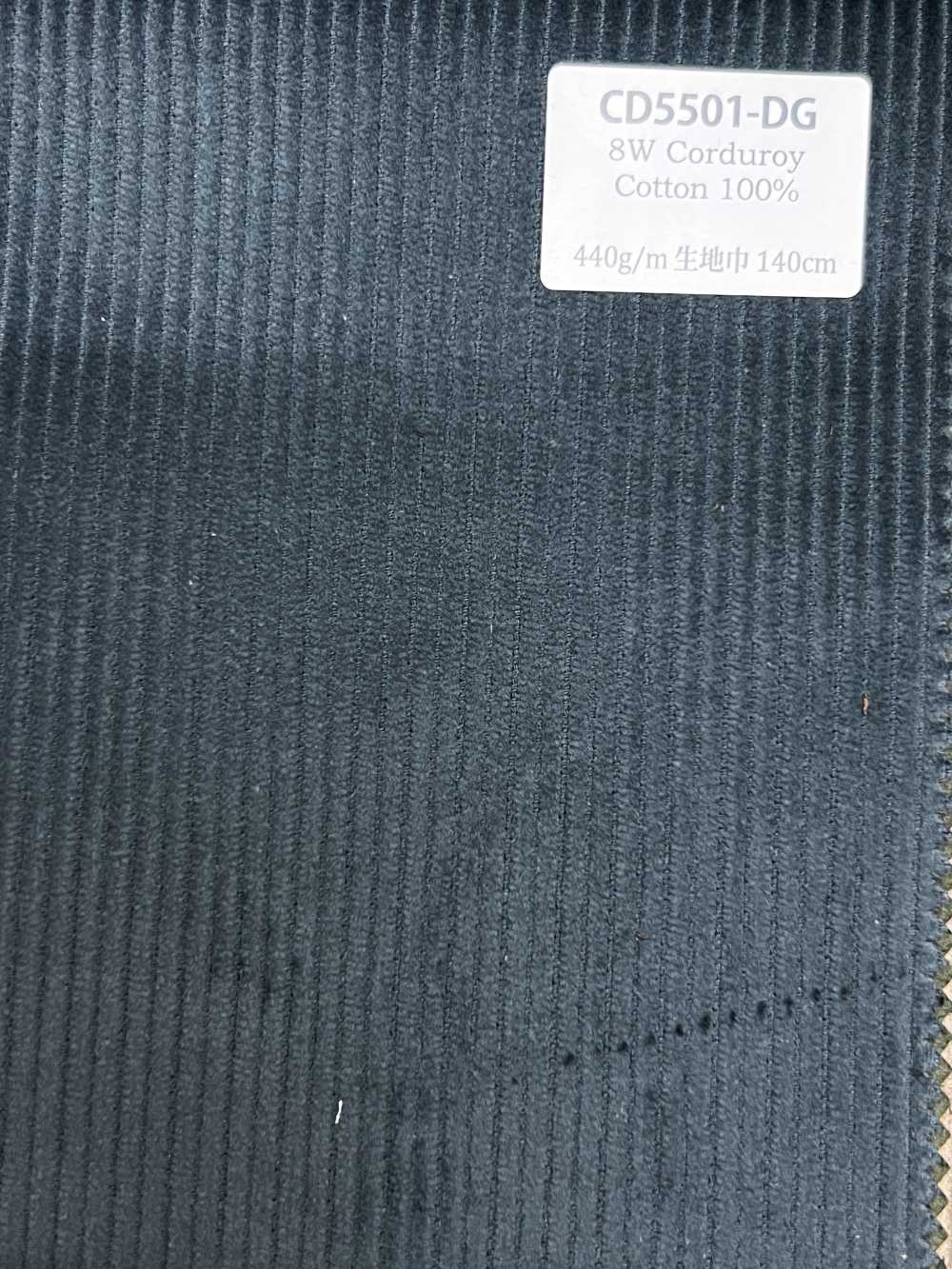 CD5501-DG Velours côtelé 8W C100 vert foncé[Textile] HOSOI SYOJI
