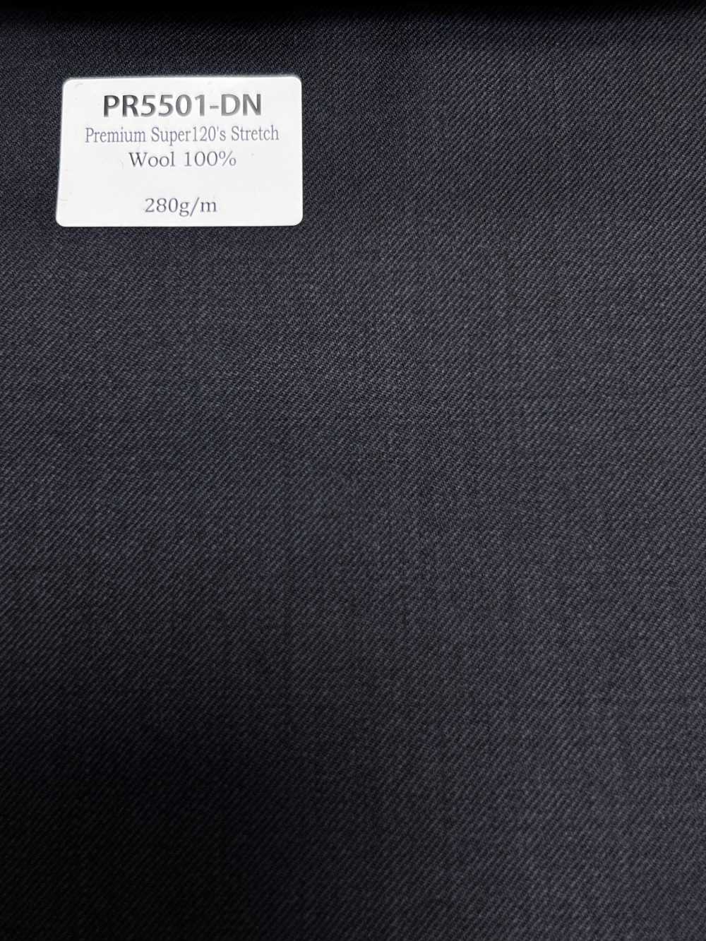 PR5501-DN Tissu Japonais Standard Premium Super120's Extensible Uni Bleu Marine Foncé[Textile]