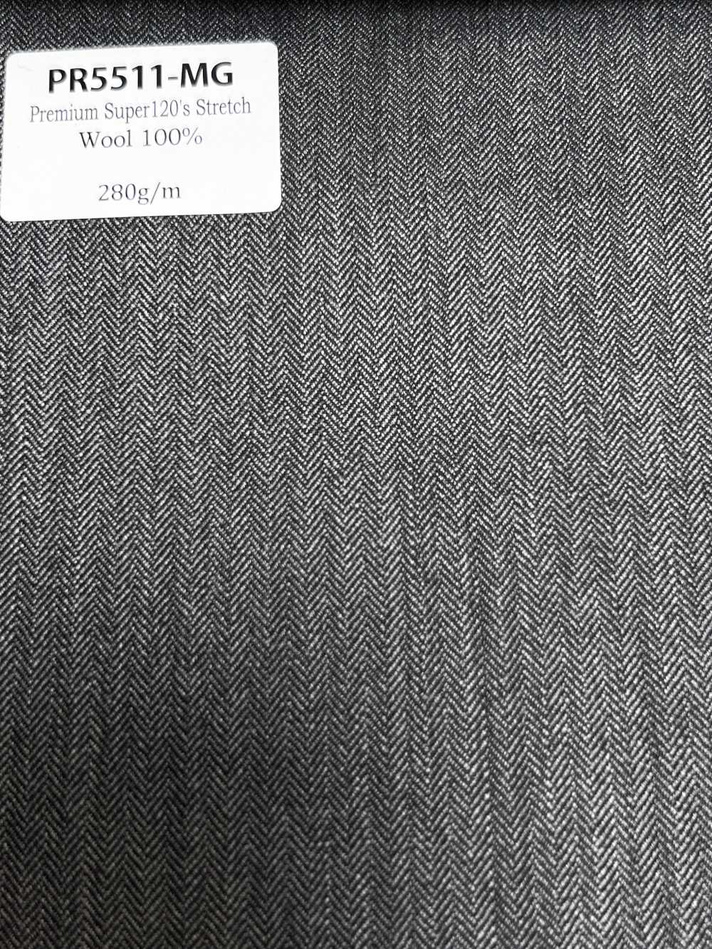 PR5511-MG Standard Fabriqué au Japon Premium Super120's Extensible Uni Gris moyen[Textile] HOSOI SYOJI