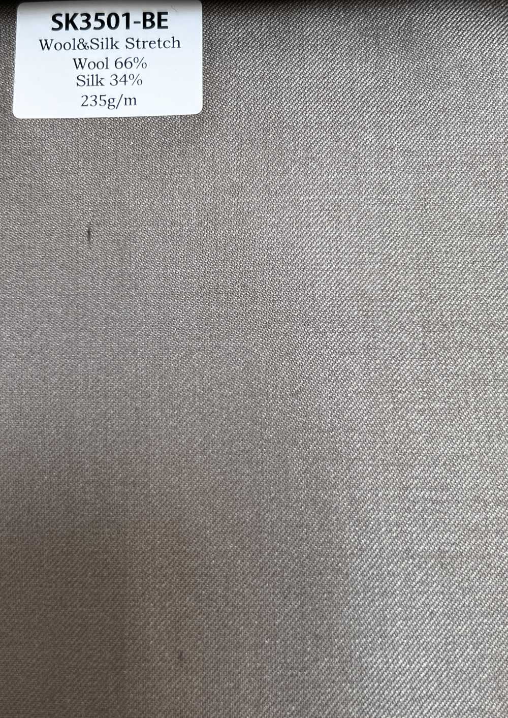 SK3501-BE Classique en laine et soie stretch fabriqué au Japon beige[Textile] HOSOI SYOJI