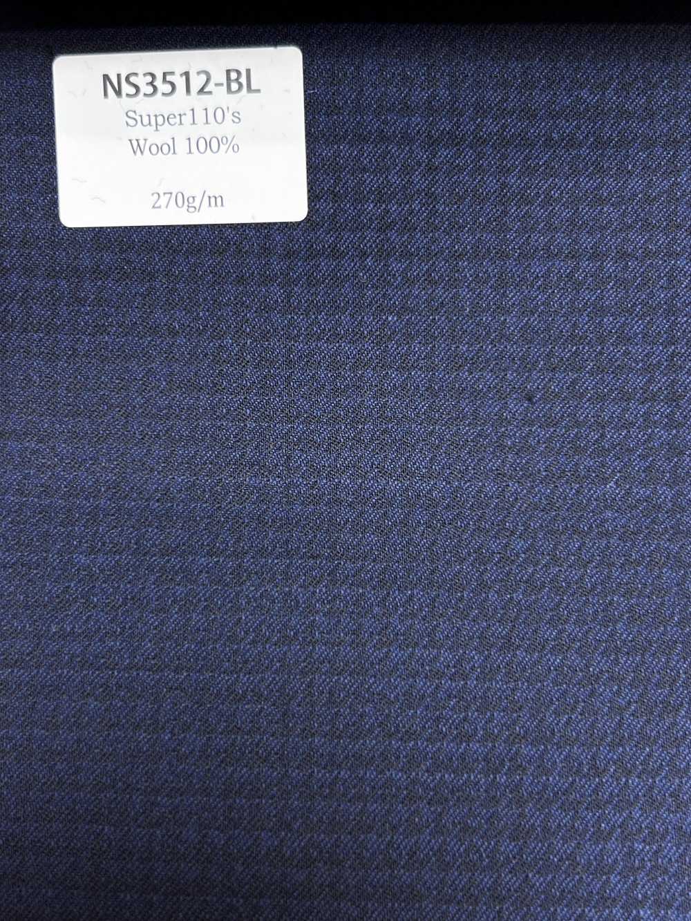 NS3512-BL Laine stretch Super110 classique bleue fabriquée au Japon[Textile] HOSOI SYOJI