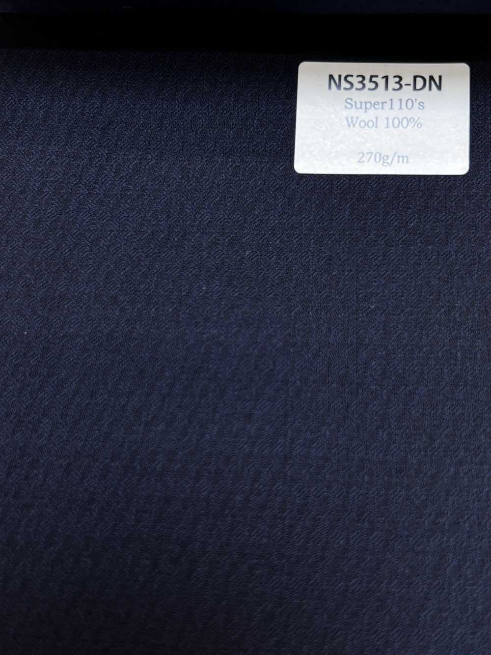 NS3513-DN Laine stretch classique Super110 domestique bleu marine foncé[Textile] HOSOI SYOJI