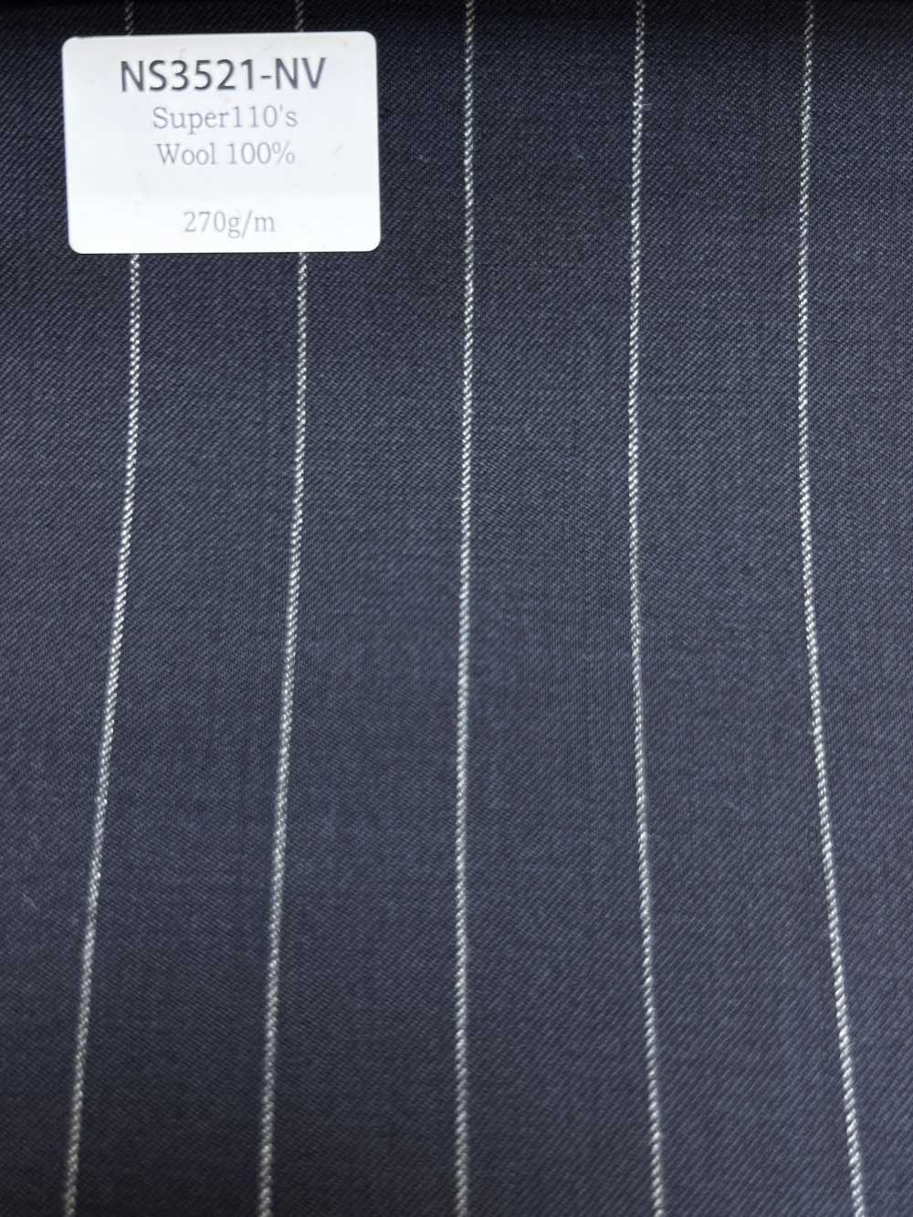NS3521-NV Laine stretch bleu marine Super 110’s classique, fabriquée au Japon[Textile] HOSOI SYOJI