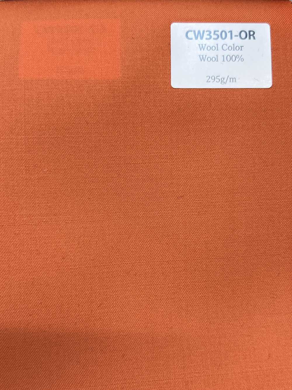 CW3501-OR Collection classique de laine fabriquée au Japon – orange[Textile] HOSOI SYOJI
