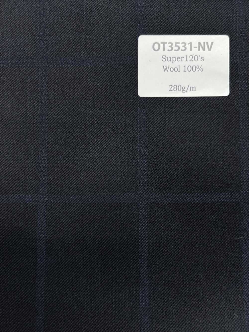 OT3531-NV Standard fabriqué au Japon Super 120's fil simple W100 bleu marine[Textile]