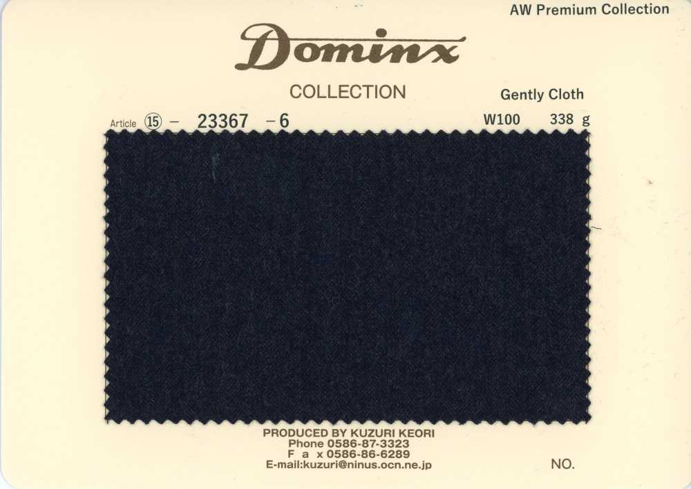 23367-6 Classique GentlyCloth 100 % laine DOMINX (Dominkusu) collection premium marine[Textile] Tissu En Laine Kuzuri (DOMINX)