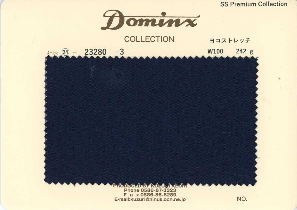23280-3 Collection De Pantalons Standard Extensible Dans Le Sens De La Trame, 100 % Laine, Collection Premiu[Textile] Tissu En Laine Kuzuri (DOMINX)