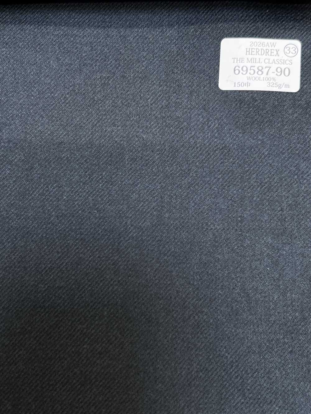 69587-90 26AW HERDREX [THE MILL CLASSICS] Mill Classics vert fumée uni[Textile] Kunishima Co., Ltd.