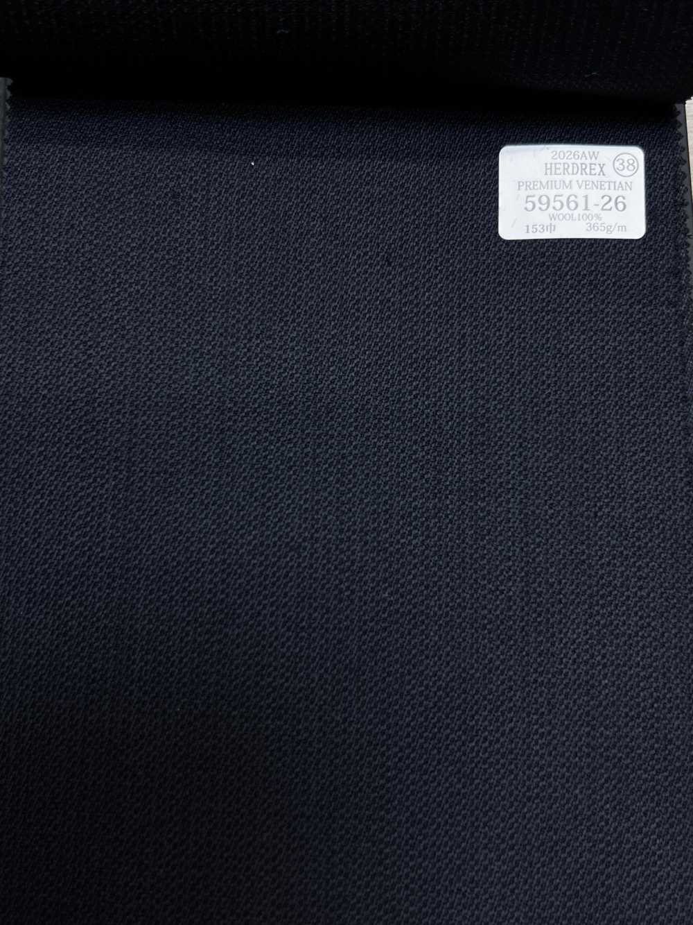 59561-26 26AW HERDREX [PREMIUM VENETIAN] Venetian Premium Bleu Marine Uni[Textile] Kunishima Co., Ltd.