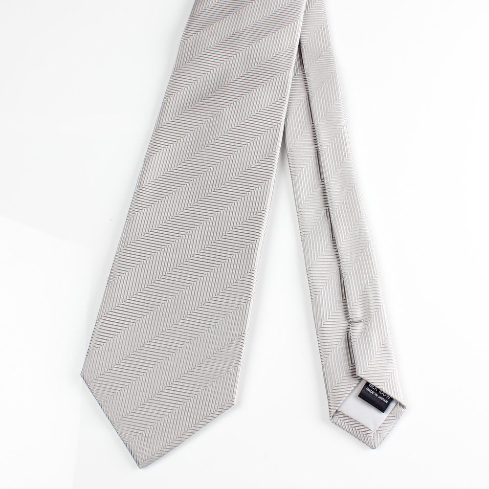 NE-35-OUT [Outlet] Cravate Formelle Fabriquée Au Japon à Motif Chevron[Accessoires Formels] Yamamoto(EXCY)