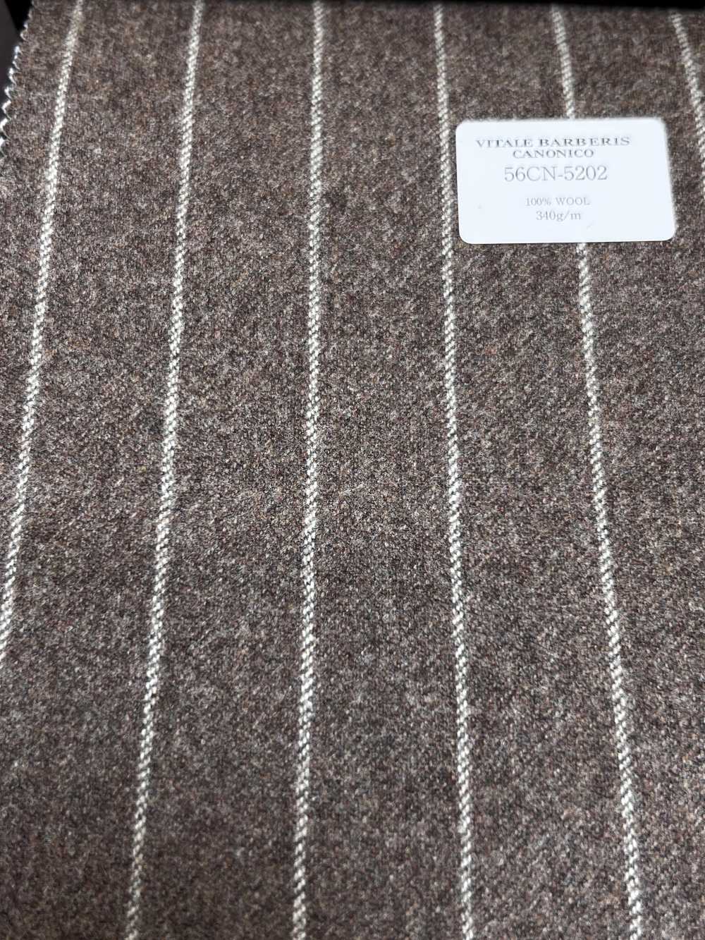 56CN5202 CANONICO FLANELLE LAINIÈRE ORIGINALE rayée marron/beige[Textile] CANONIQUE