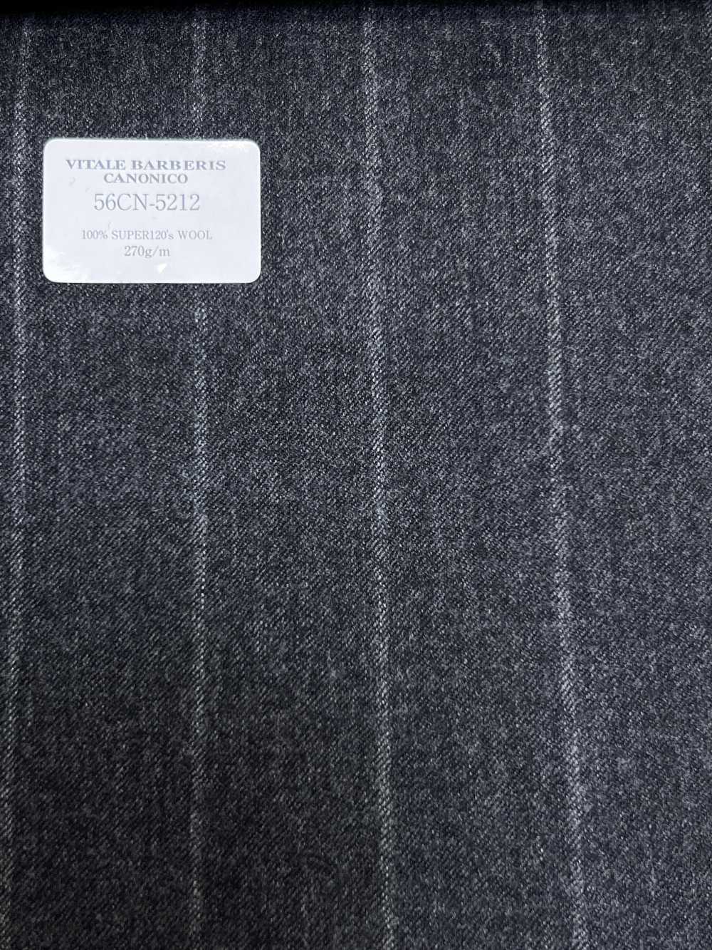 56CN5212 CANONICO (Canonic) FLANNEL CLASSICS à rayures grises[Textile] CANONIQUE