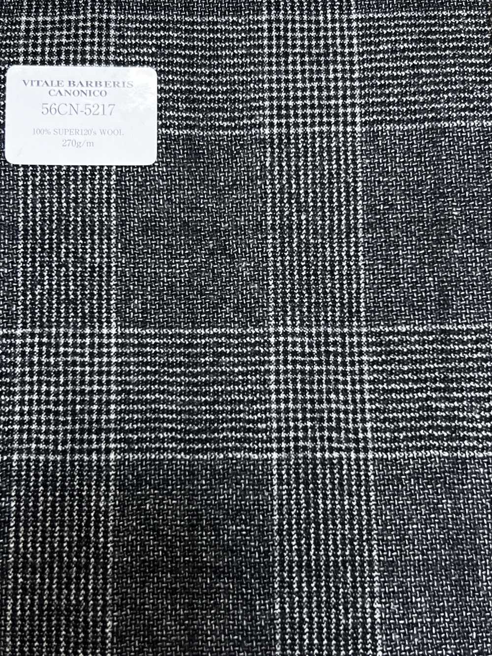 56CN5217 CANONICO (Canonico) Flanelle CLASSICS à carreaux Glen noir[Textile] CANONIQUE