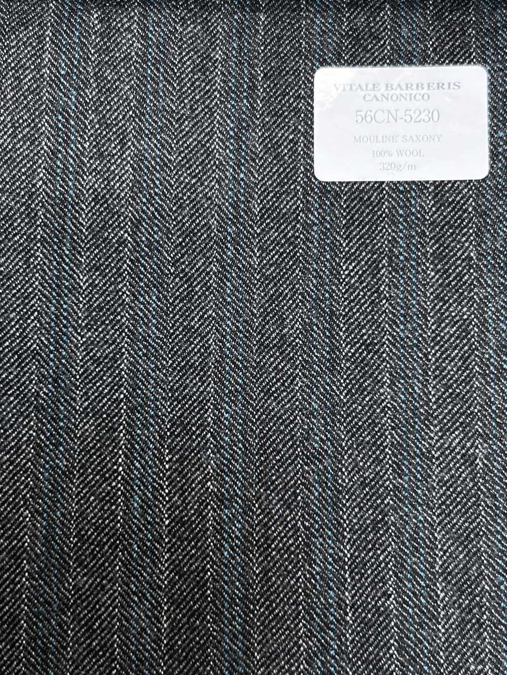 56CN5230 CANONICO 21 mouliné saxony Rayure gris/turquoise[Textile] CANONIQUE