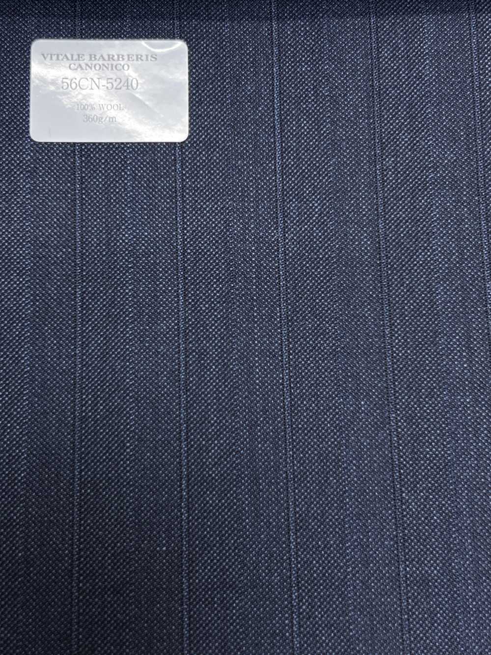 56CN5240 CANONICO Laine peignée traditionnelle 21 à fines rayures ombre bleu marine foncé[Textile] CANONIQUE