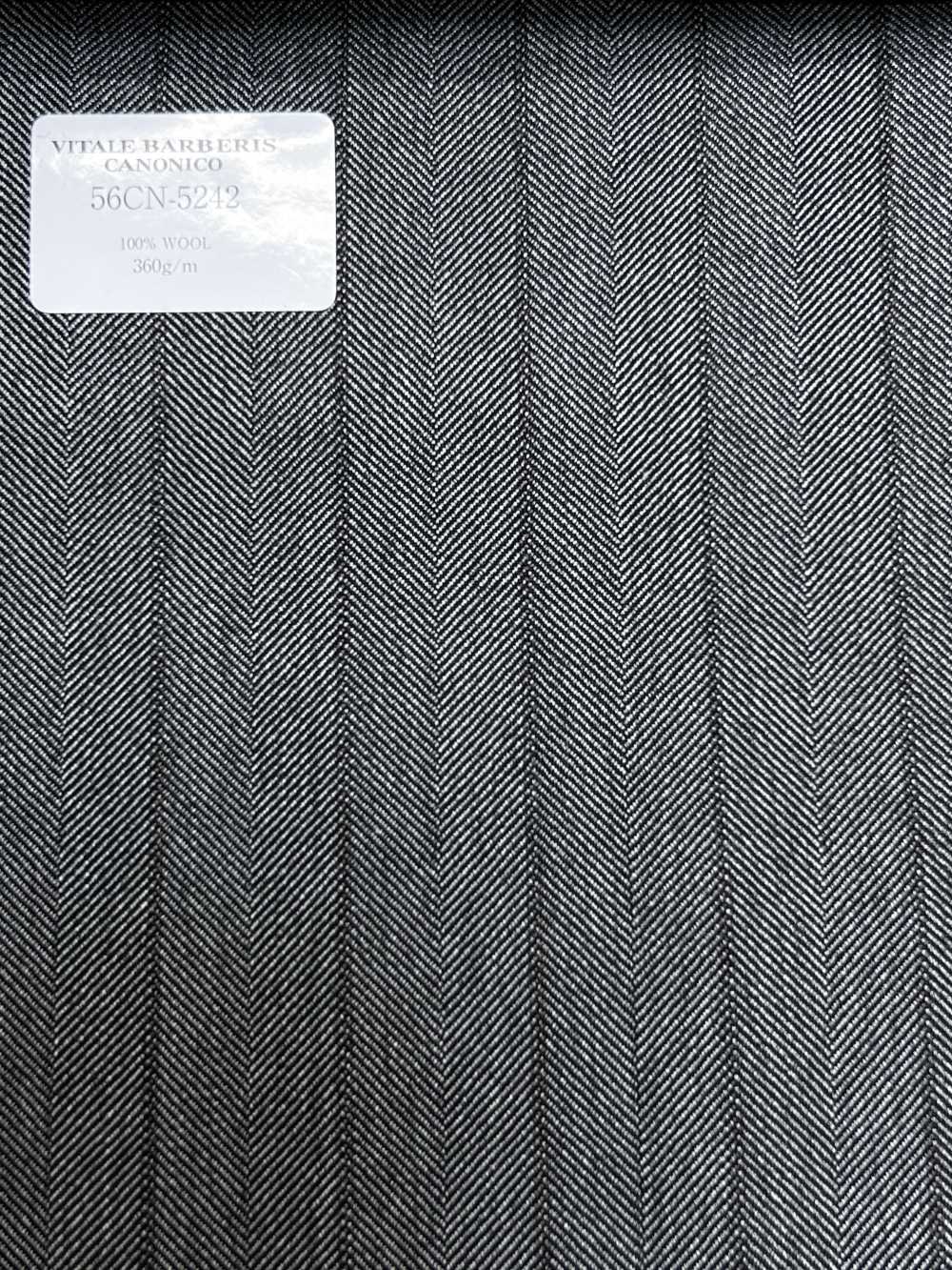 56CN5242 CANONICO (Canonico) laine peignée traditionnelle 21 rayure ombre gris/brun[Textile] CANONIQUE