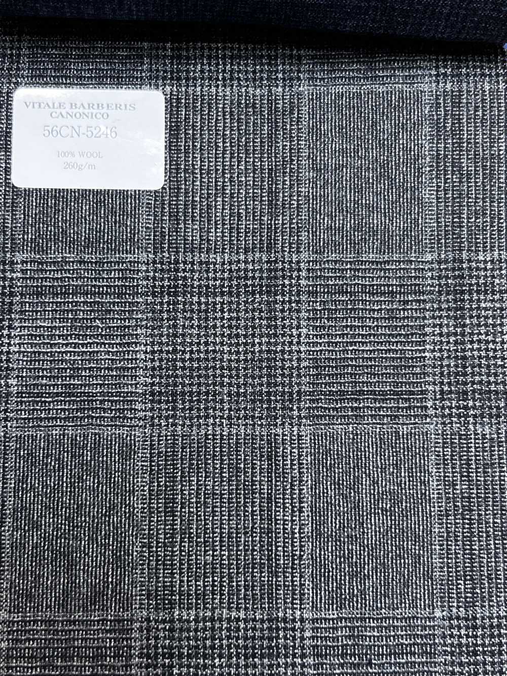 56CN5246 CANONICO (Canonico) tropical foulonné à carreaux Glen gris[Textile] CANONIQUE