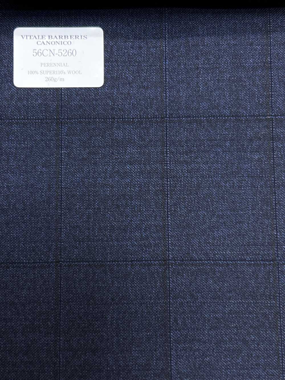 56CN5260 CANONICO (Canonico) PERENNIAL-CLASSICS Carreaux fenêtre bleu marine[Textile] CANONIQUE