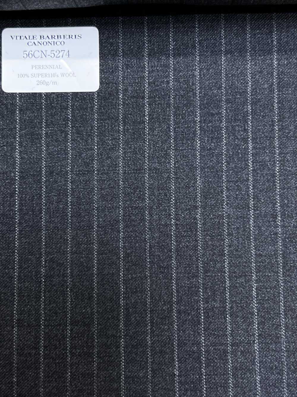 56CN5274 CANONICO (Canonico) PERENNIAL-CLASSICS rayure gris foncé[Textile] CANONIQUE