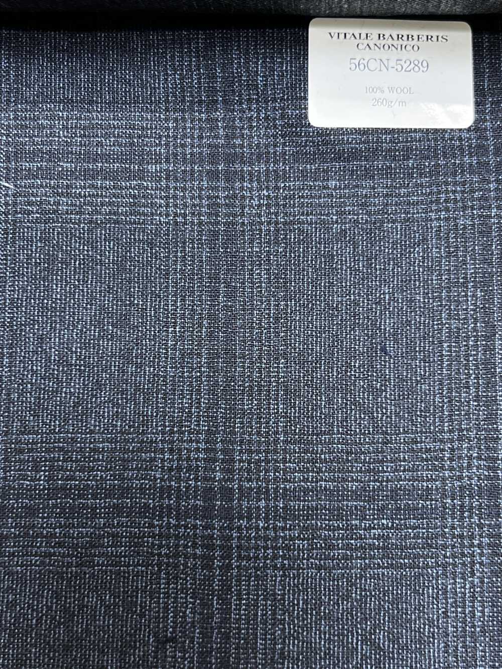 56CN5289 CANONICO Tropical foulonné à carreaux Prince-de-Galles bleu marine[Textile] CANONIQUE