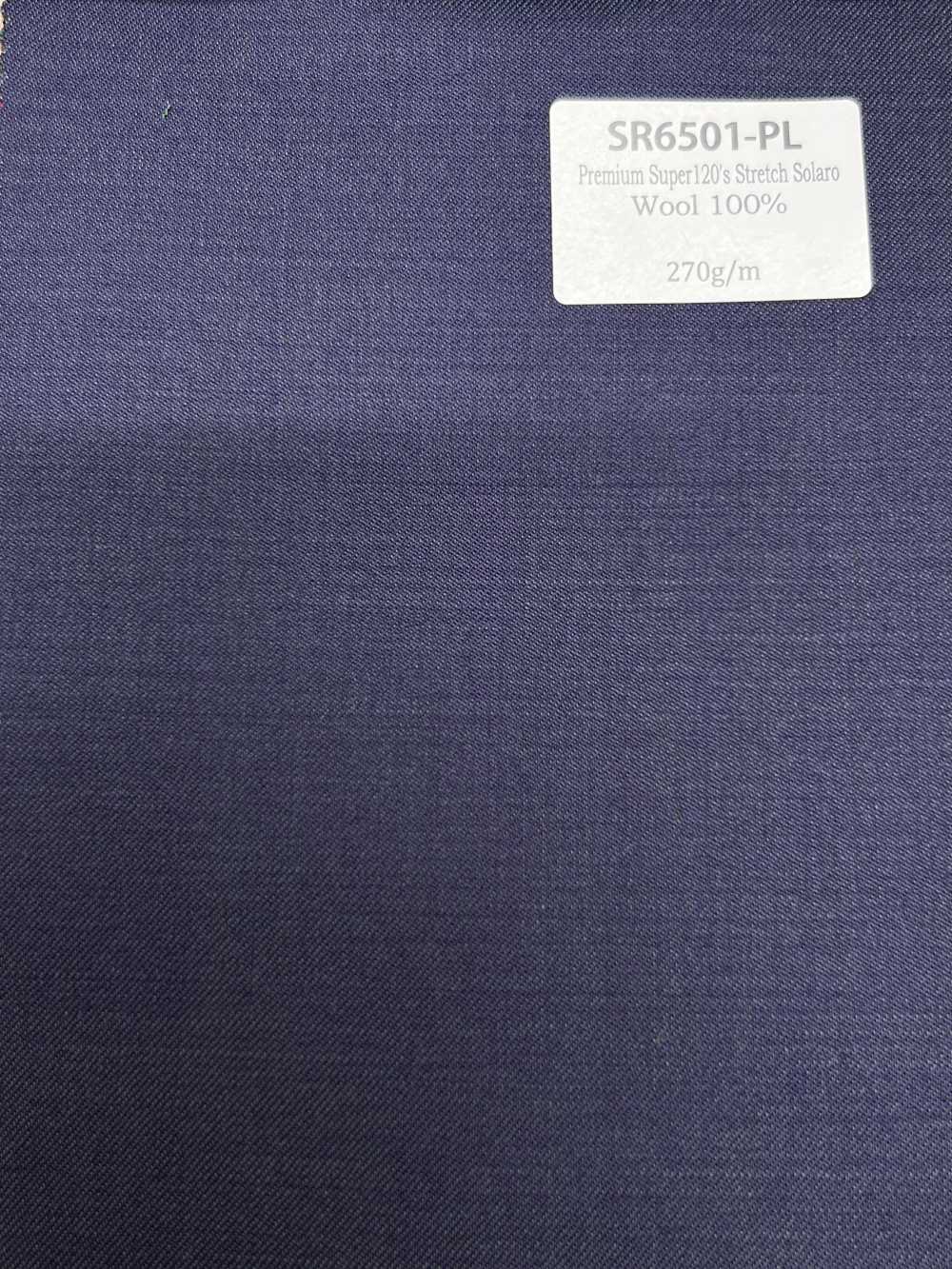 SR6501-PL Standard fabriqué au Japon Premium Super 120's fil simple stretch Solaro violet uni irisé[Textile] HOSOI SYOJI