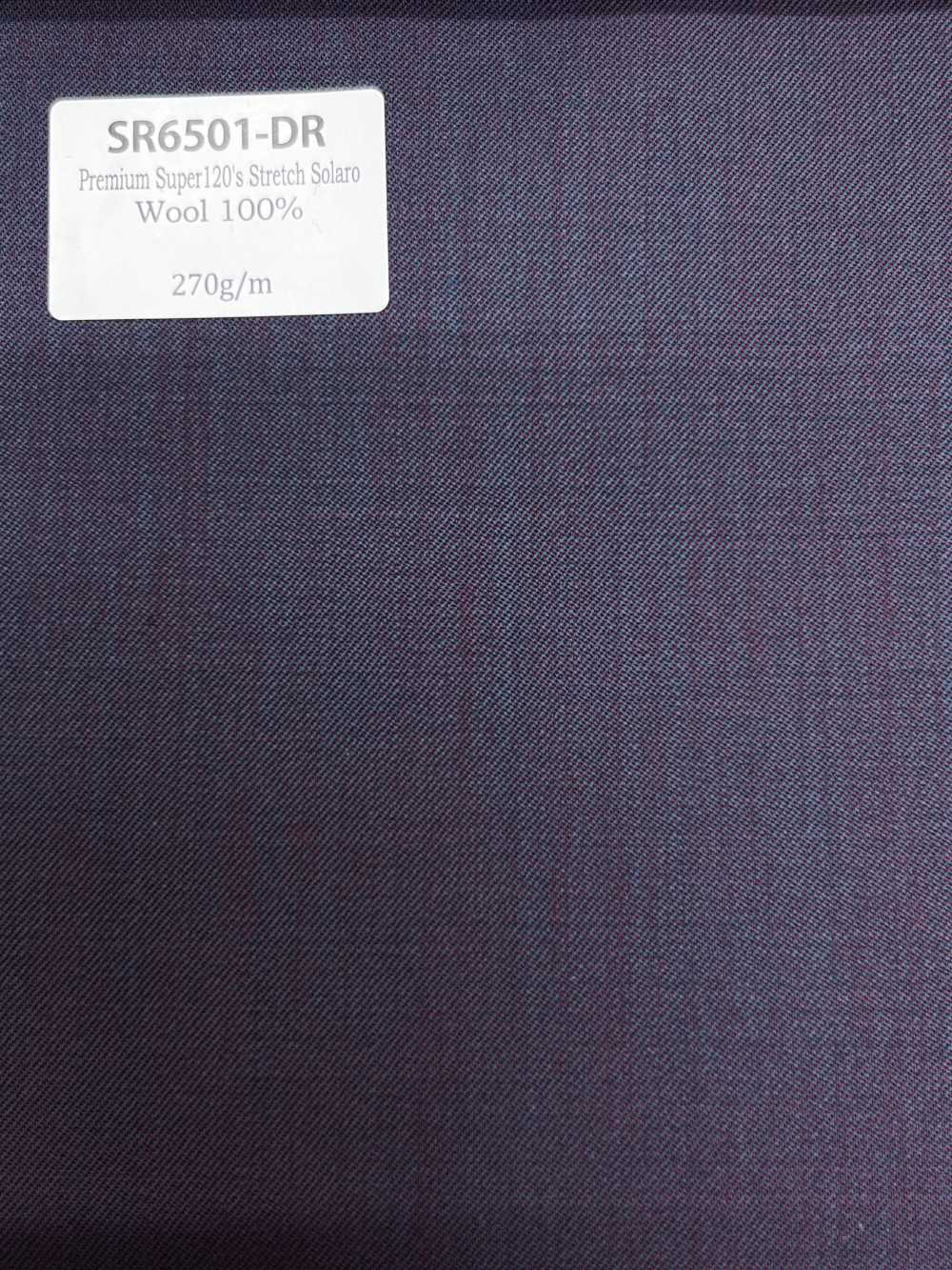 SR6501-DR Standard japonais de qualité supérieure Super120's en fil simple extensible Solaro rouge foncé sans [Textile] HOSOI SYOJI