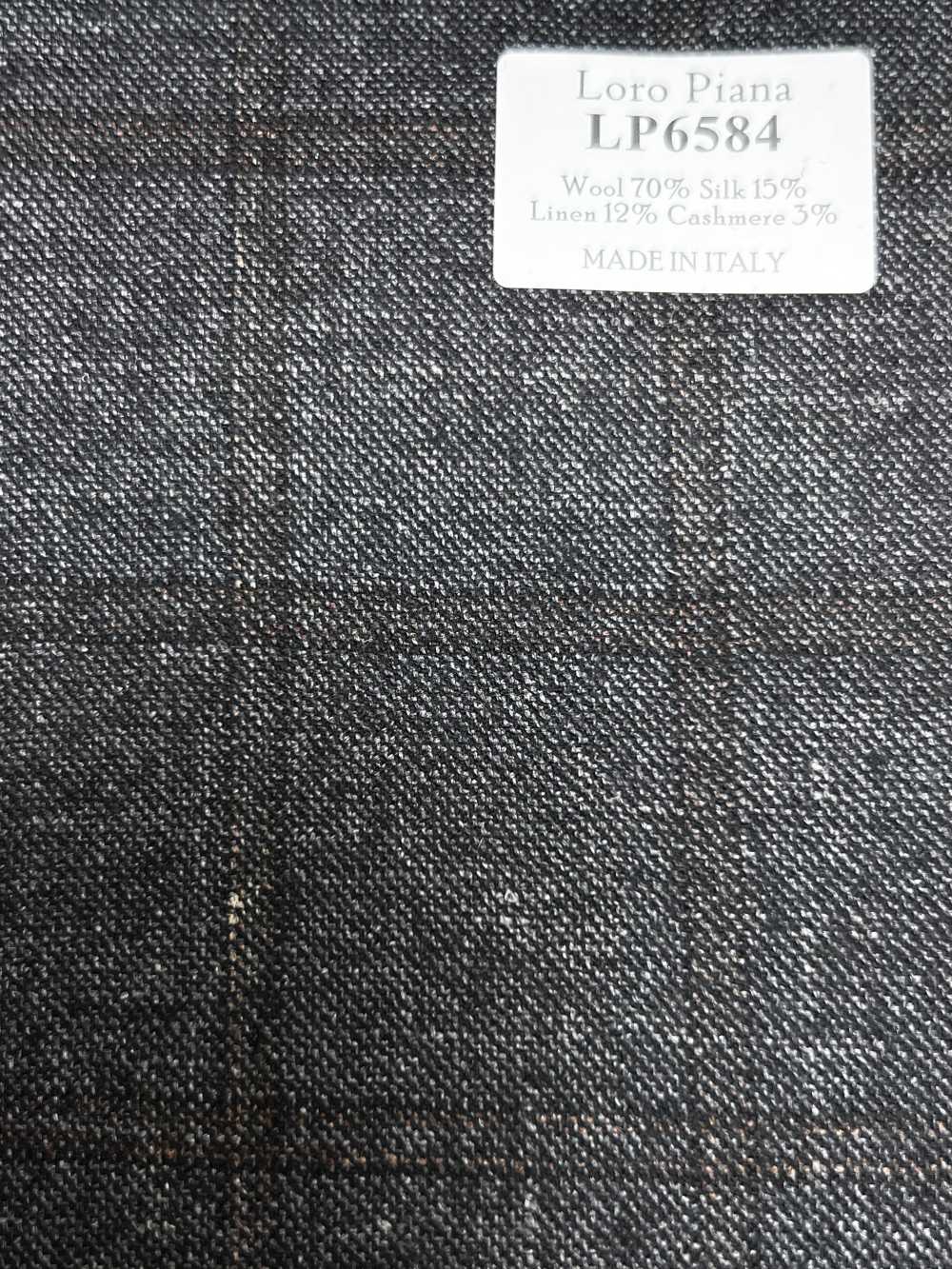 LP6584 Loro Piana carreaux gris[Tissu] HOSOI SYOJI