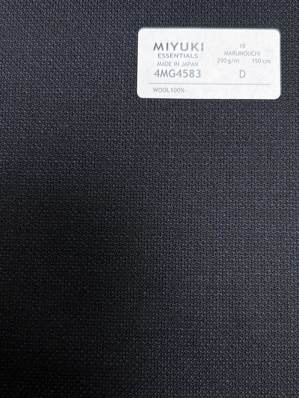 4MG4583 26AW MARUNOUCHI Sergé bleu marine uni[Textile] Filatures De Laine Miyuki