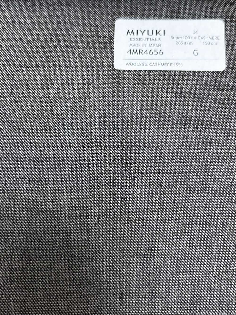 4MR4656 26AW Super100's × Cachemire Marron clair Sans motif[Textile] Filatures De Laine Miyuki