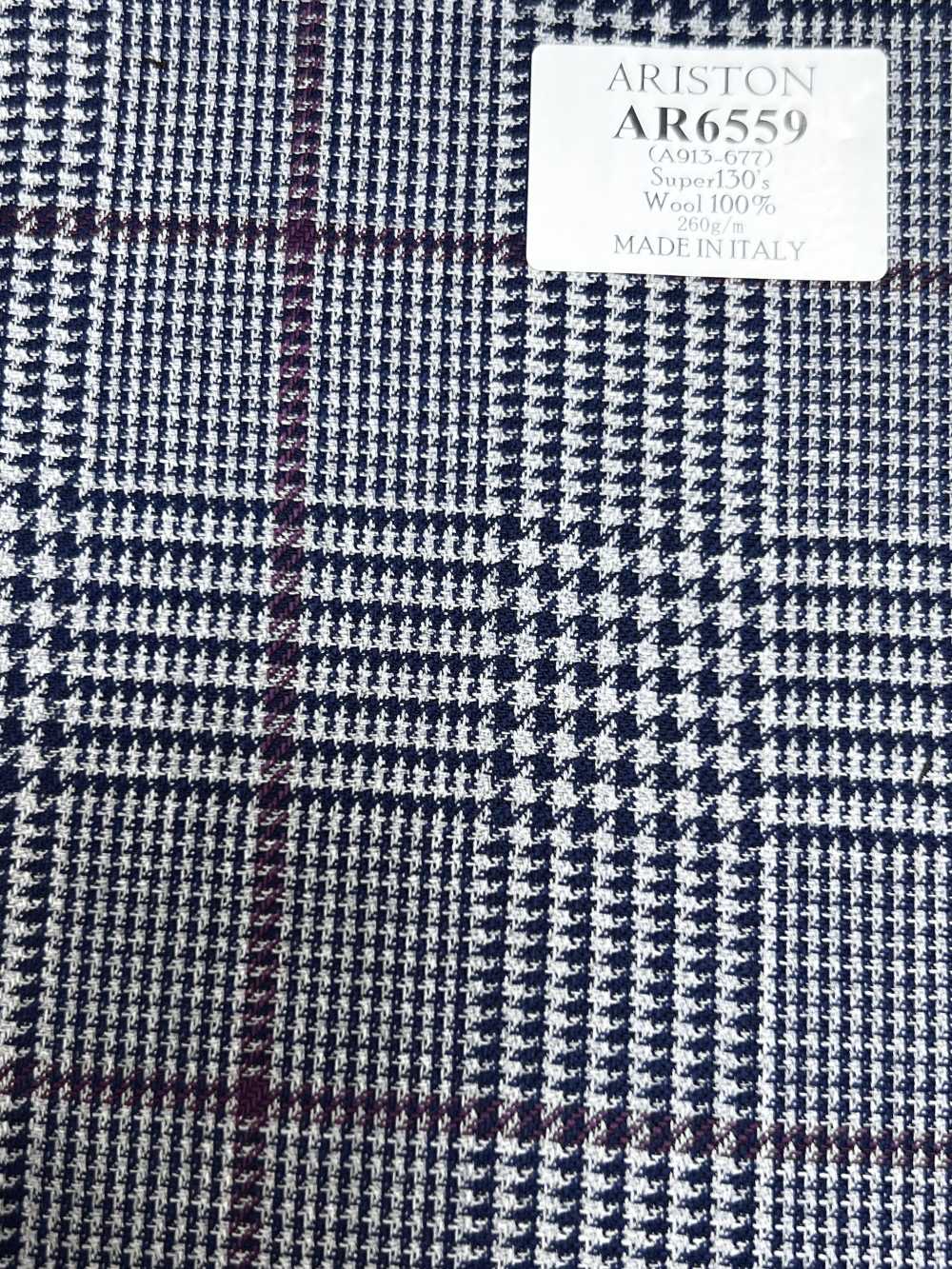 AR6559 ARISTON Super 130's à carreaux Glen[Textile] HOSOI SYOJI