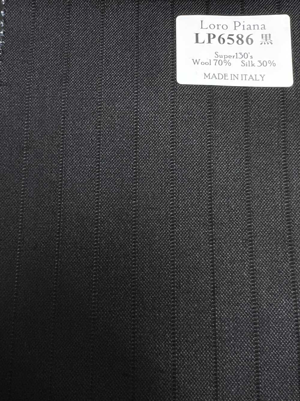 LP6586 Loro Piana Super130's rayure noire[Tissu] HOSOI SYOJI