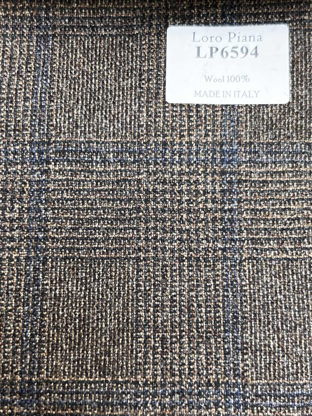 LP6594 Loro Piana à carreaux marron[Tissu] HOSOI SYOJI