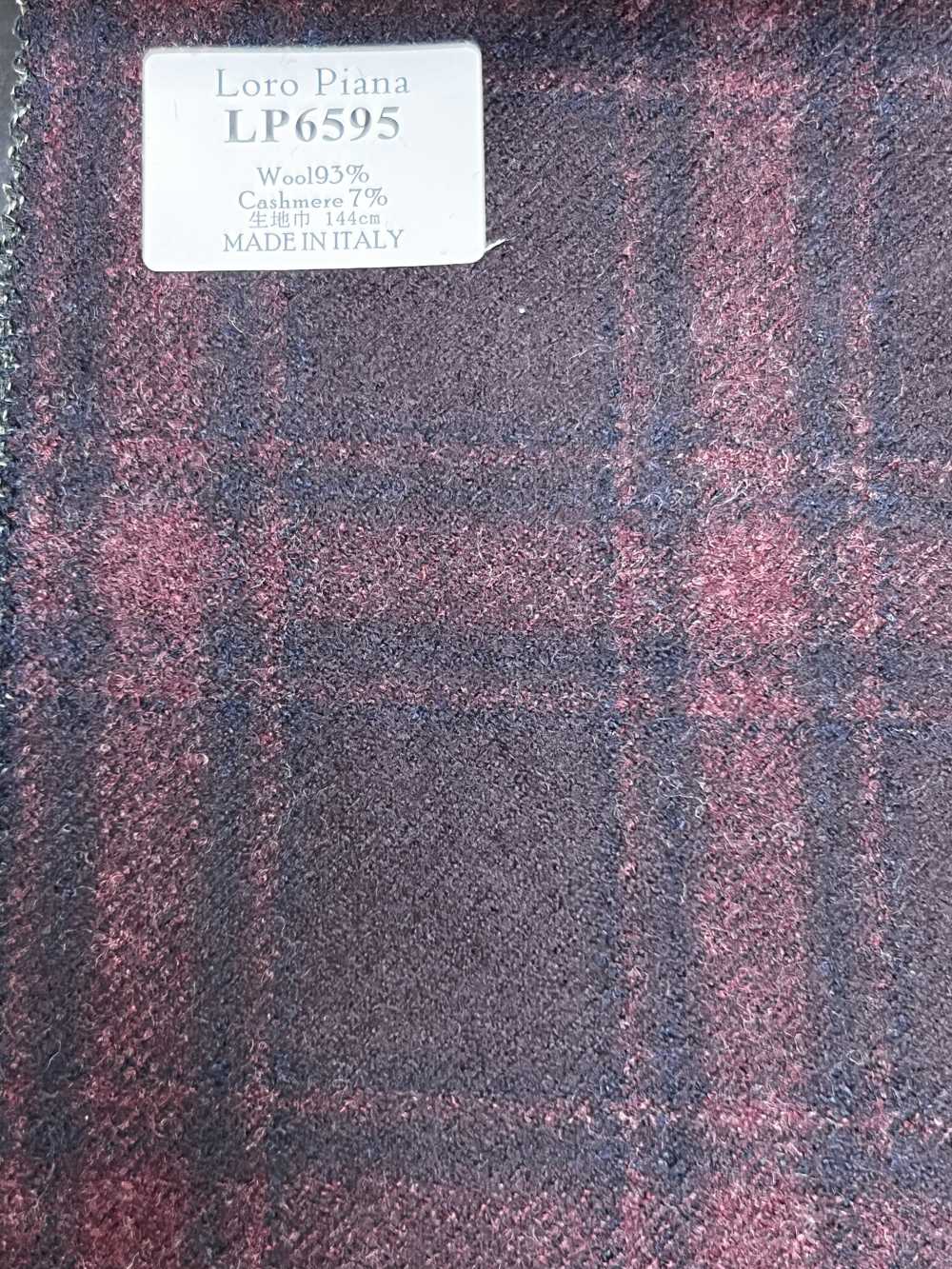 LP6595 Loro Piana à carreaux rouges[Tissu] HOSOI SYOJI