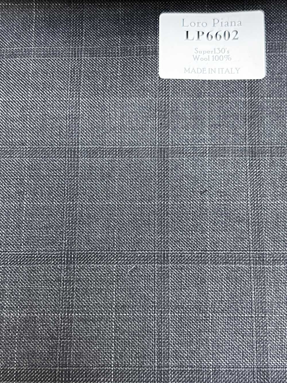 LP6602 Loro Piana Super130's à carreaux gris[Tissu] HOSOI SYOJI